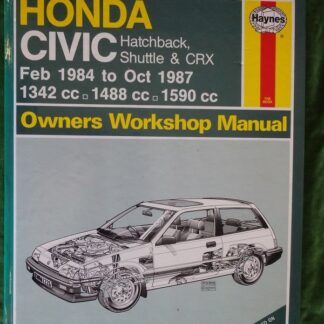 Honda Civic 1984-87 Manual
